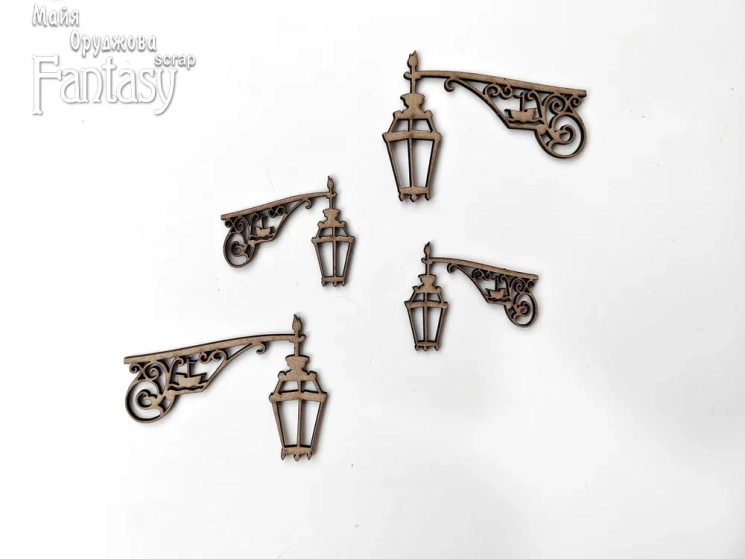 Чипборд Fantasy "Фонари 3867 ", толщина картона 2 мм