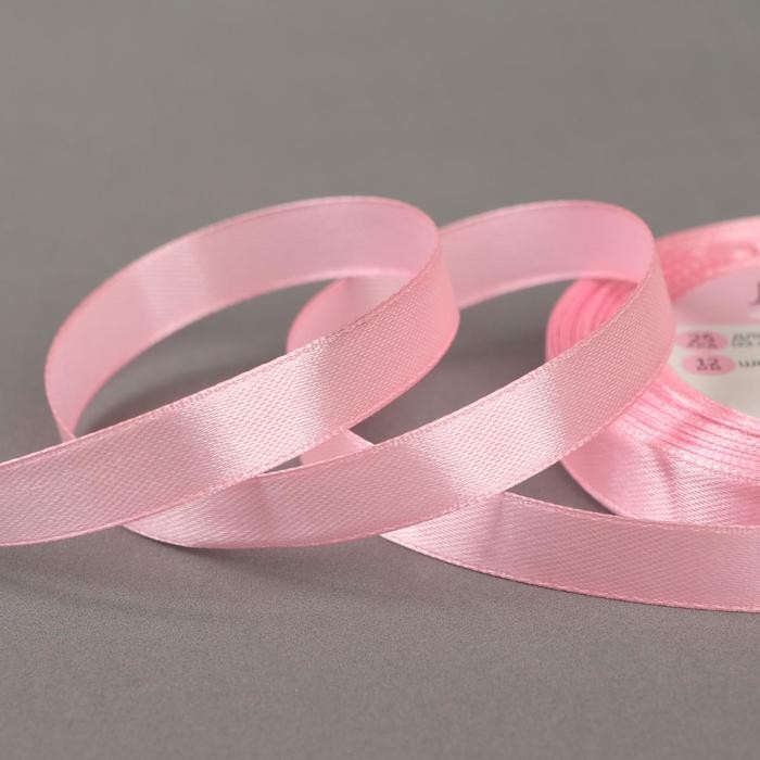 Satin ribbon "Pink", width 1.2 cm, length 5.6 m