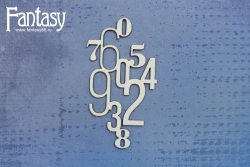 Чипборд Fantasy «Цифры 3160» размер 4,7*8,4 см