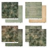 A set of Mr. Painter double-sided paper " Around me. Khaki", size 30. 5x30. 5 cm, 190g/m2