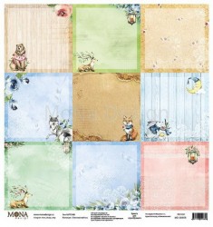 One-sided sheet of paper MonaDesign Mysterious forest 