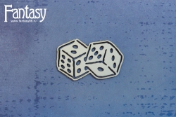 Чипборд Fantasy «Игровые кубики 3162» размер 3,7*4 см