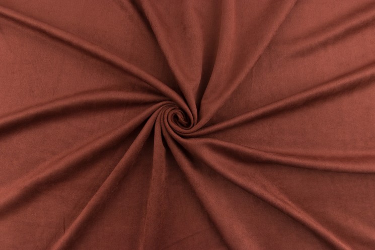 Замша двусторонняя "Кирпичная", размер 50х70 см