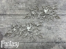 Чипборд Fantasy «Композиция из роз 2 шт 3094» размер 6,7*10,1 см