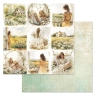Двусторонний набор бумаги 30,5х30,5 см "Сезон ромашек", 12 листов, 180 гр  (ScrapMania)