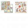 Набор двусторонней бумаги для скрапбукинга Stamperia "Christmas Patchwork" 30,5x30,5 см, 10 листов, 190 гр\м2