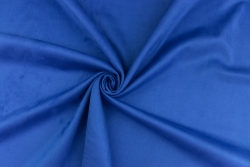 Замша двусторонняя "Синяя", размер 33х70 см 