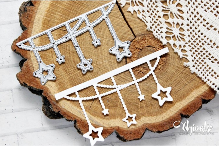 Нож для вырубки "Подвески звёздочки" от AgiArt