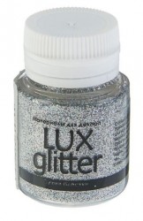 Декоративные блестки LuxGlitter, цвет Голографическое серебро, 20мл