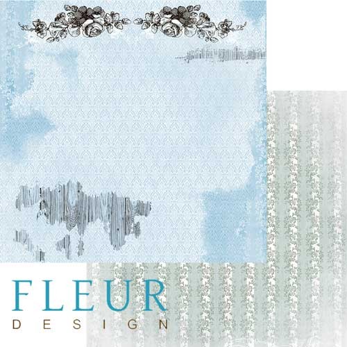 Double-sided sheet of paper Fleur Design Flea market "Patterned napkin", size 30. 5x30. 5 cm, 190 g/m2
