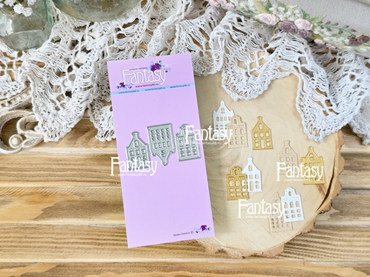 Нож для вырубки Fantasy « Домики 1692»