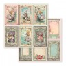 Набор двусторонней бумаги для скрапбукинга Stamperia "Alice in Wonderland" 15,2х15,2 см, 10 листов, 190 гр\м2