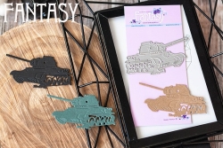 Нож для вырубки Fantasy "Танк" Размер: 7*3,8 см