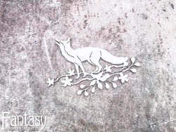 Чипборд Fantasy "Лиса 3935", размер 5,8*9,5 см 