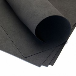 Фоамиран Иранский "Черный", размер 60х70 см, толщина 1 мм