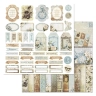 Двусторонний набор бумаги 30,5х30,5 см "Эхо прошлого", 12 листов, 180 гр  (ScrapMania)