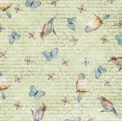 One-sided sheet of paper MonaDesign Floral boho 