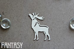 Чипборд Fantasy "Лось 1205" размер 5,2*4,1 см