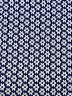 Fabric cut "Flowers on blue", cotton, size 50X50 cm