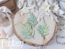 Fantasy cutting knife "Fern Leaf 1541", size 4.3*8 cm 